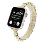 Bracelet de Montre en Acier Inoxydable à Sept Perles Petite Taille pour Apple Watch Series 6 & SE &, pour Apple Watch Ultra 49mm / Series 8&7 45mm / SE 2&6&SE&5&4 44mm / 3&2&1 42mm, pour Apple Watch Series 8&7 41mm / SE 2&6&SE&5&4 40mm / 3&2&1 38mm
