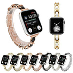 Bracelet de Montre en Acier Inoxydable à Sept Perles Petite Taille pour Apple Watch Series 6 & SE &, pour Apple Watch Ultra 49mm / Series 8&7 45mm / SE 2&6&SE&5&4 44mm / 3&2&1 42mm, pour Apple Watch Series 8&7 41mm / SE 2&6&SE&5&4 40mm / 3&2&1 38mm