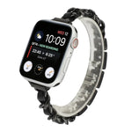 Bracelet de Montre en Acier Inoxydable à Sept Perles Petite Taille pour Apple Watch Series 6 & SE &, pour Apple Watch Ultra 49mm / Series 8&7 45mm / SE 2&6&SE&5&4 44mm / 3&2&1 42mm, pour Apple Watch Series 8&7 41mm / SE 2&6&SE&5&4 40mm / 3&2&1 38mm