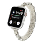 Bracelet de Montre en Acier Inoxydable à Sept Perles Petite Taille pour Apple Watch Series 6 & SE &, pour Apple Watch Ultra 49mm / Series 8&7 45mm / SE 2&6&SE&5&4 44mm / 3&2&1 42mm, pour Apple Watch Series 8&7 41mm / SE 2&6&SE&5&4 40mm / 3&2&1 38mm