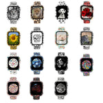 Bracelet de montre de remplacement intégré en silicone, pour Apple Watch Series 6 / 5 / 4 / Watch SE 44mm, pour Apple Watch Series 6 / 5 / 4 / Watch SE 40mm, pour Apple Watch Series 3 & 2 & 1 42mm