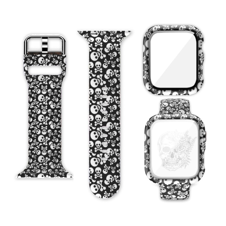 Bracelet de montre de remplacement intégré en silicone, pour Apple Watch Series 6 / 5 / 4 / Watch SE 44mm, pour Apple Watch Series 6 / 5 / 4 / Watch SE 40mm, pour Apple Watch Series 3 & 2 & 1 42mm