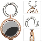 Coque de protection antichoc en cuivre avec porte-clés et boucle, pour AirTag 2e génération / AirTag 1re génération