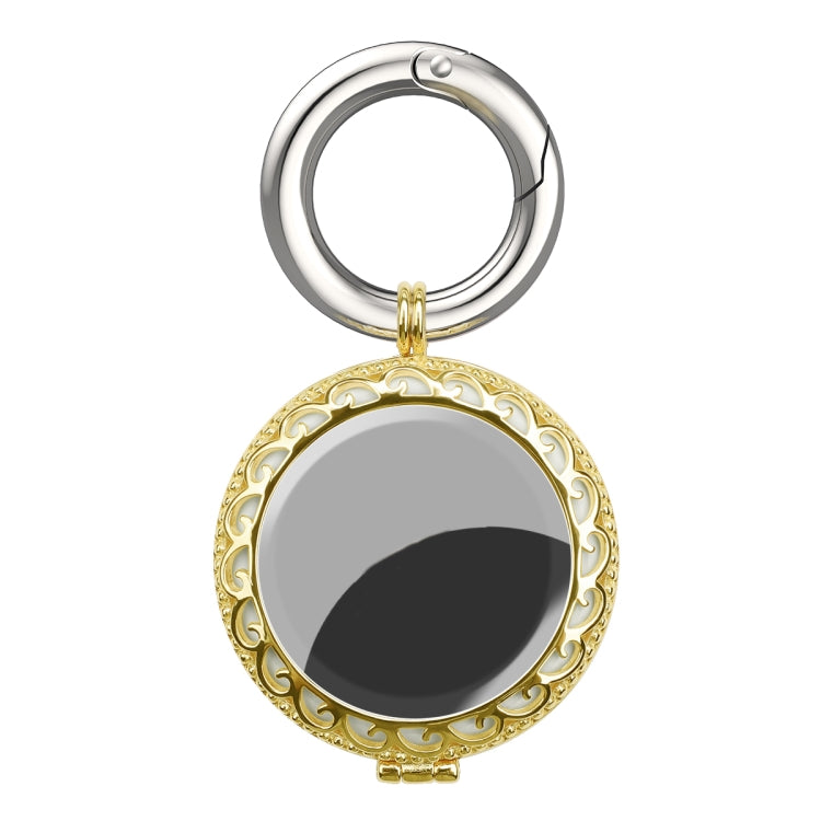 Coque de protection antichoc en cuivre avec porte-clés et boucle, pour AirTag 2e génération / AirTag 1re génération