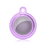 Étui de protection antichoc en cristal transparent tout compris avec mousqueton, pour AirTag 2e génération / AirTag 1re génération