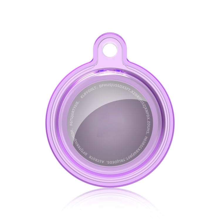 Étui de protection antichoc en cristal transparent tout compris avec mousqueton, pour AirTag 2e génération / AirTag 1re génération