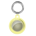 Étui de protection antichoc en cristal transparent tout compris avec mousqueton, pour AirTag 2e génération / AirTag 1re génération