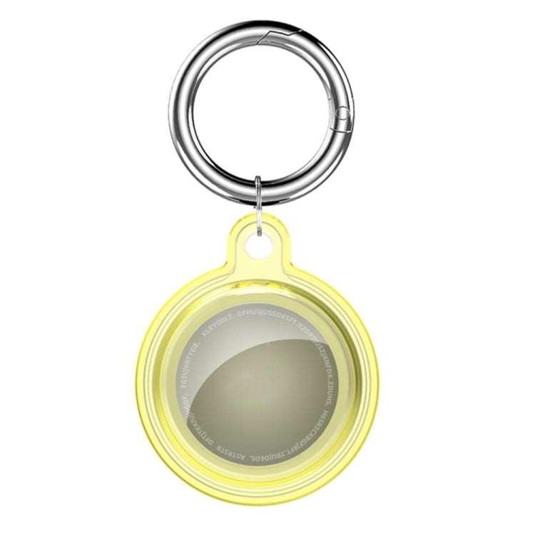 Étui de protection antichoc en cristal transparent tout compris avec mousqueton, pour AirTag 2e génération / AirTag 1re génération