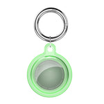 Étui de protection antichoc en cristal transparent tout compris avec mousqueton, pour AirTag 2e génération / AirTag 1re génération