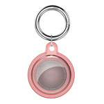 Étui de protection antichoc en cristal transparent tout compris avec mousqueton, pour AirTag 2e génération / AirTag 1re génération