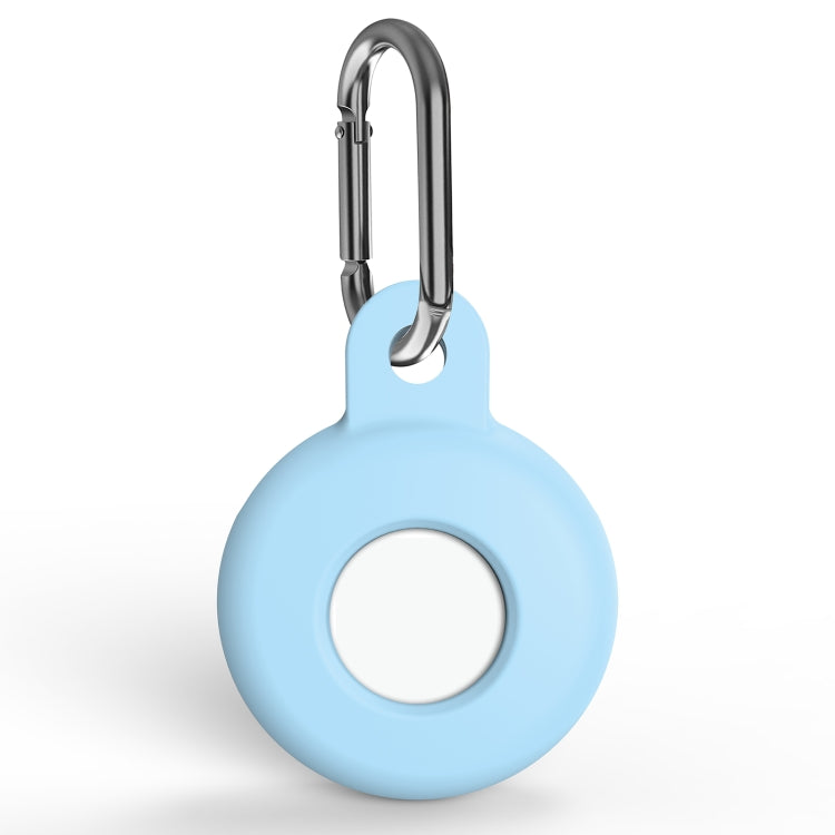 Housse de protection antichoc en silicone anti-rayures avec mousqueton, pour AirTag
