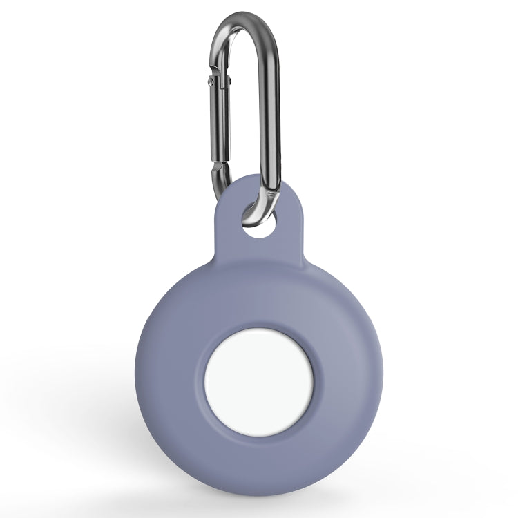 Housse de protection antichoc en silicone anti-rayures avec mousqueton, pour AirTag