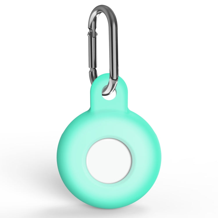 Housse de protection antichoc en silicone anti-rayures avec mousqueton, pour AirTag