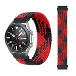 Pour bracelet de rechange élastique tressé en nylon réglable Samsung Galaxy Watch 3 45mm, 125mm, 135mm, 145mm, 155mm