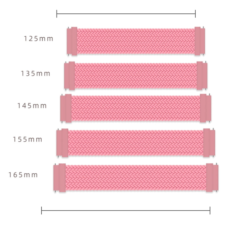 Pour bracelet de rechange élastique tressé en nylon réglable Samsung Galaxy Watch 3 45mm, 125mm, 135mm, 145mm, 155mm