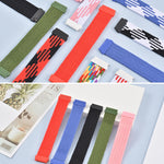 Pour bracelet de rechange élastique tressé en nylon réglable Samsung Galaxy Watch 3 45mm, 125mm, 135mm, 145mm, 155mm