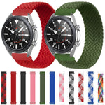 Pour bracelet de rechange élastique tressé en nylon réglable Samsung Galaxy Watch 3 45mm, 125mm, 135mm, 145mm, 155mm