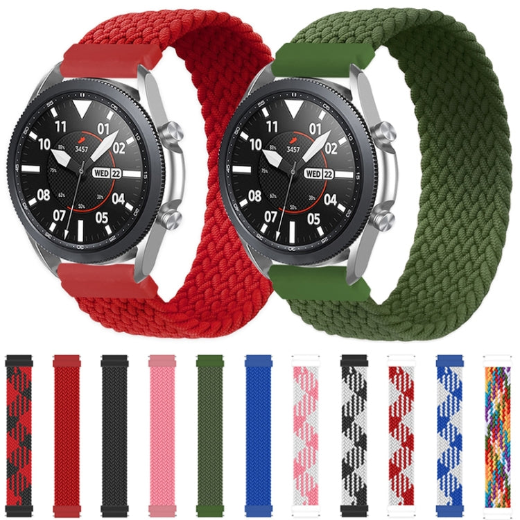 Pour bracelet de rechange élastique tressé en nylon réglable Samsung Galaxy Watch 3 45mm, 125mm, 135mm, 145mm, 155mm