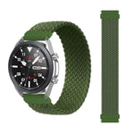 Pour bracelet de rechange élastique tressé en nylon réglable Samsung Galaxy Watch 3 45mm, 125mm, 135mm, 145mm, 155mm