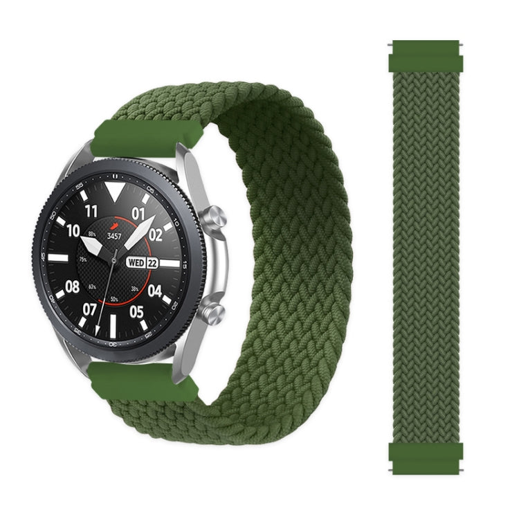 Pour bracelet de rechange élastique tressé en nylon réglable Samsung Galaxy Watch 3 45mm, 125mm, 135mm, 145mm, 155mm