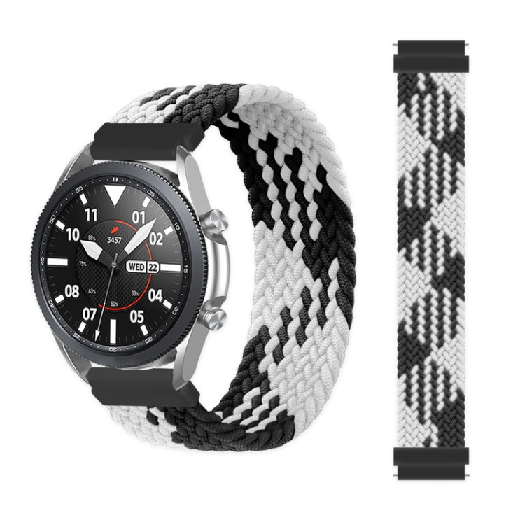 Pour bracelet de rechange élastique tressé en nylon réglable Samsung Galaxy Watch 3 45mm, 125mm, 135mm, 145mm, 155mm
