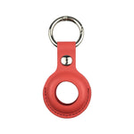 Étui de protection antichoc et anti-rayures en cuir avec porte-clés et boucle de suspension pour AirTag 2e génération / AirTag 1re génération