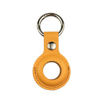 Étui de protection antichoc et anti-rayures en cuir avec porte-clés et boucle de suspension pour AirTag 2e génération / AirTag 1re génération