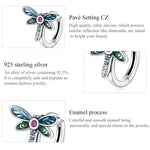 Boucles d'oreilles clous vintage libellule en argent sterling S925 pour femme, Libellule vintage