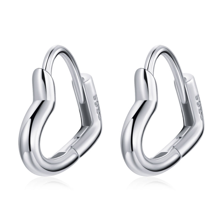 Boucles d'oreilles clous en argent sterling S925 en forme de cœur creux pour femme, Cœur creux (argent), Cœur creux (doré)