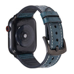 Bracelets de rechange en cuir texture autruche pour Apple Watch Series, 7 45mm / 6 & SE & 5 & 4 44mm / 3 & 2 & 1 42mm, 7 41mm / 6 & SE & 5 & 4 40mm / 3 & 2 & 1 38mm