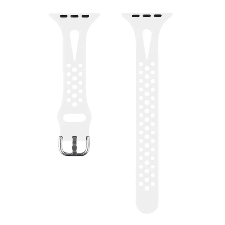 Bracelets de rechange en silicone pour Apple Watch Series, 7 45mm / 6 & SE & 5 & 4 44mm / 3 & 2 & 1 42mm, 7 41mm / 6 & SE & 5 & 4 40mm / 3 & 2 & 1 38mm
