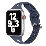Bracelets de rechange en silicone pour Apple Watch Series, 7 45mm / 6 & SE & 5 & 4 44mm / 3 & 2 & 1 42mm, 7 41mm / 6 & SE & 5 & 4 40mm / 3 & 2 & 1 38mm