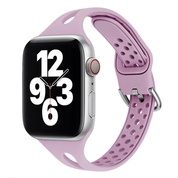 Bracelets de rechange en silicone pour Apple Watch Series, 7 45mm / 6 & SE & 5 & 4 44mm / 3 & 2 & 1 42mm, 7 41mm / 6 & SE & 5 & 4 40mm / 3 & 2 & 1 38mm