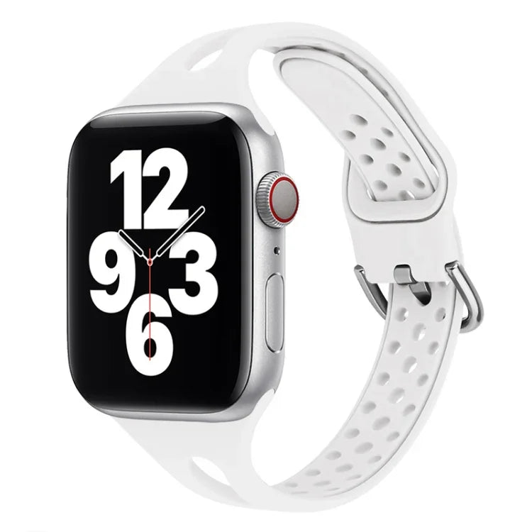 Bracelets de rechange en silicone pour Apple Watch Series, 7 45mm / 6 & SE & 5 & 4 44mm / 3 & 2 & 1 42mm, 7 41mm / 6 & SE & 5 & 4 40mm / 3 & 2 & 1 38mm