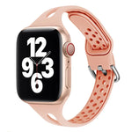 Bracelets de rechange en silicone pour Apple Watch Series, 7 45mm / 6 & SE & 5 & 4 44mm / 3 & 2 & 1 42mm, 7 41mm / 6 & SE & 5 & 4 40mm / 3 & 2 & 1 38mm