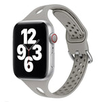 Bracelets de rechange en silicone pour Apple Watch Series, 7 45mm / 6 & SE & 5 & 4 44mm / 3 & 2 & 1 42mm, 7 41mm / 6 & SE & 5 & 4 40mm / 3 & 2 & 1 38mm