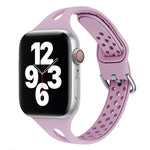 Bracelets de rechange en silicone pour Apple Watch Series, 7 45mm / 6 & SE & 5 & 4 44mm / 3 & 2 & 1 42mm, 7 41mm / 6 & SE & 5 & 4 40mm / 3 & 2 & 1 38mm