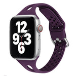 Bracelets de rechange en silicone pour Apple Watch Series, 7 45mm / 6 & SE & 5 & 4 44mm / 3 & 2 & 1 42mm, 7 41mm / 6 & SE & 5 & 4 40mm / 3 & 2 & 1 38mm