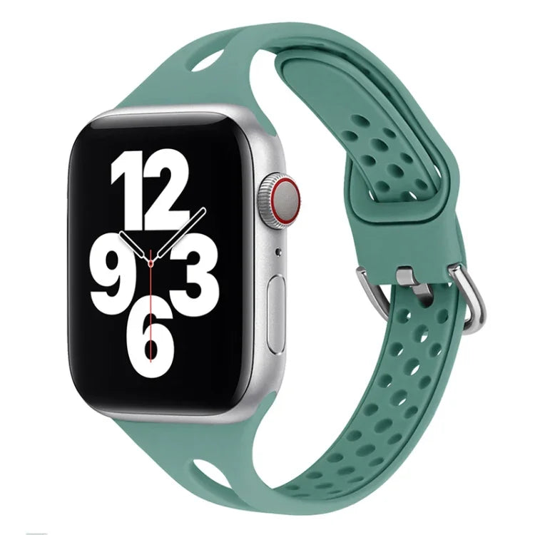 Bracelets de rechange en silicone pour Apple Watch Series, 7 45mm / 6 & SE & 5 & 4 44mm / 3 & 2 & 1 42mm, 7 41mm / 6 & SE & 5 & 4 40mm / 3 & 2 & 1 38mm