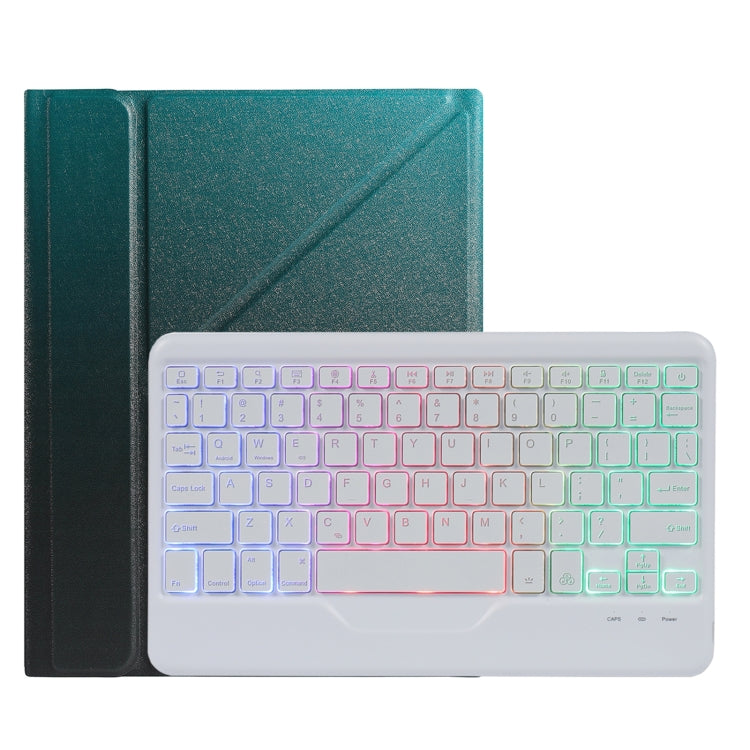 B011S Étui en cuir avec clavier Bluetooth rétroéclairé détachable, support triangulaire et fente pour stylo, pour iPad 9.7 2018 & 2017 / Pro 9.7 / Air 2, pour iPad 10.2 2020 & 2019 / Pro 10.5 pouces / Air 3 10.5 pouces