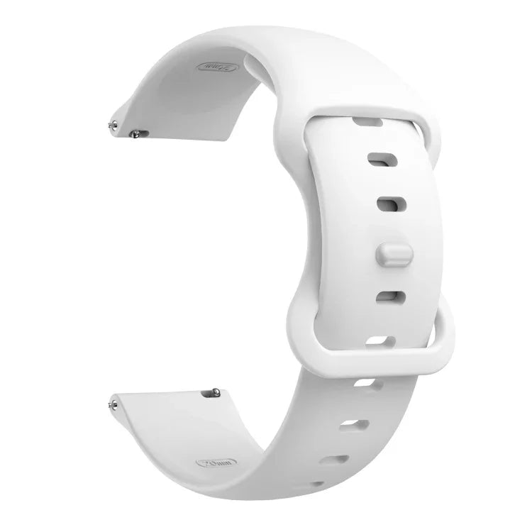 Bracelet de remplacement en silicone avec boucle papillon, 20 mm pour Samsung Galaxy Watch Active 3 41 mm, 22 mm pour Samsung Galaxy Watch Active 3 45 mm
