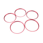 5 PCS Car Air Conditioner Air Outlet Decorative Ring for Mercedes-Benz, A5819-01, A5819-02, A5819-03