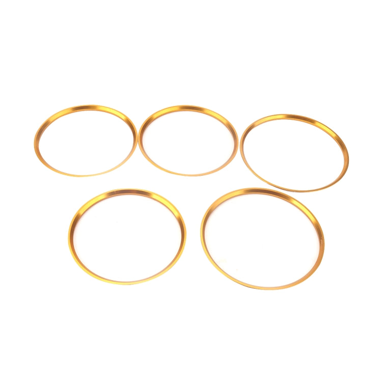 5 PCS Car Air Conditioner Air Outlet Decorative Ring for Mercedes-Benz, A5819-01, A5819-02, A5819-03
