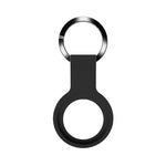 Coque de protection en silicone liquide Mutural avec porte-clés pour AirTag 2e génération / AirTag 1re génération