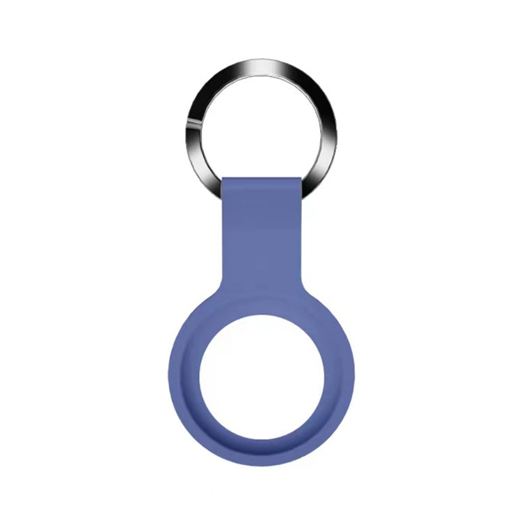 Coque de protection en silicone liquide Mutural avec porte-clés pour AirTag 2e génération / AirTag 1re génération