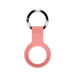 Coque de protection en silicone liquide Mutural avec porte-clés pour AirTag 2e génération / AirTag 1re génération