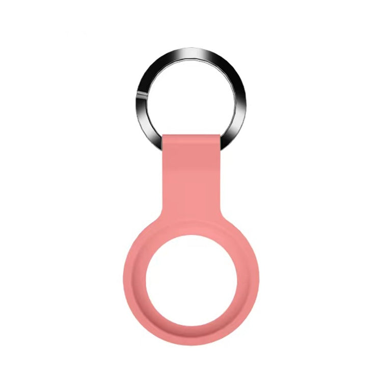 Coque de protection en silicone liquide Mutural avec porte-clés pour AirTag 2e génération / AirTag 1re génération