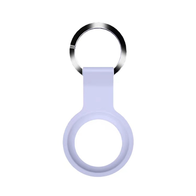 Coque de protection en silicone liquide Mutural avec porte-clés pour AirTag 2e génération / AirTag 1re génération