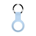 Coque de protection en silicone liquide Mutural avec porte-clés pour AirTag 2e génération / AirTag 1re génération