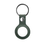 Mutural Étui de protection en cuir PU avec porte-clés pour AirTag 2e génération / AirTag 1re génération